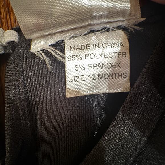 New Orleans Saints Fleur-de-Lis Cheerleader Bodysuit Dress Baby Girl 12 Months - Picture 12 of 12